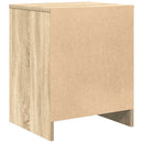 vidaXL 2 db sonoma tölgy színű éjjeliszekrény fiókkal 40x34x50 cm