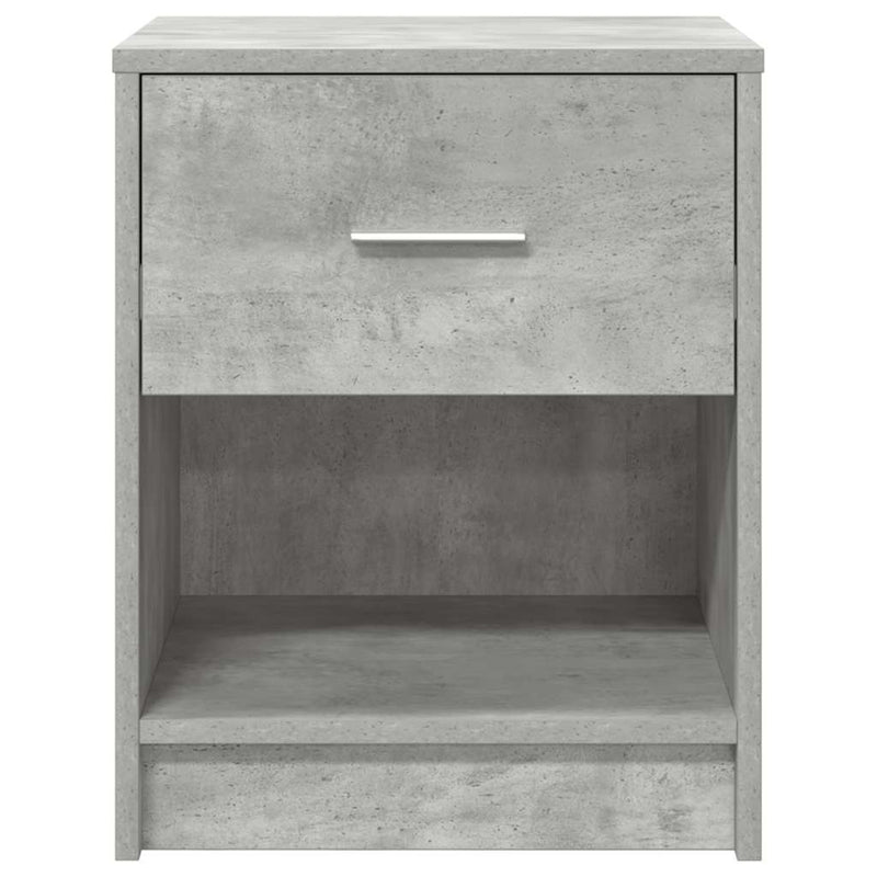 vidaXL betonszürke éjjeliszekrény fiókkal 40x34x50 cm