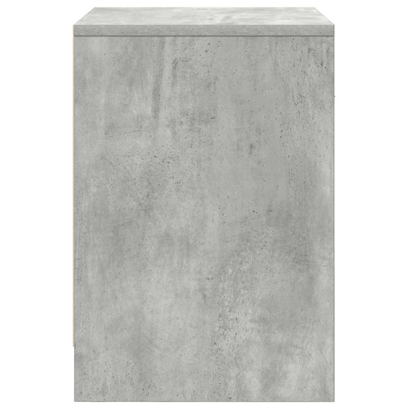 vidaXL betonszürke éjjeliszekrény fiókkal 40x34x50 cm