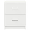 vidaXL fehér éjjeliszekrény 2 fiókkal 40x36x50 cm