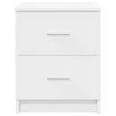 vidaXL 2 db fehér éjjeliszekrény 2 fiókkal 40x36x50 cm