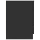 vidaXL 2 db fekete éjjeliszekrény 2 fiókkal 40x36x50 cm