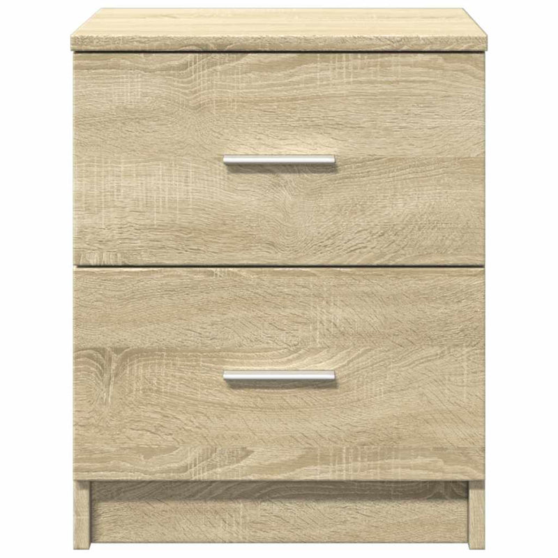 vidaXL 2 db sonoma tölgy színű éjjeliszekrény 2 fiókkal 40x36x50 cm