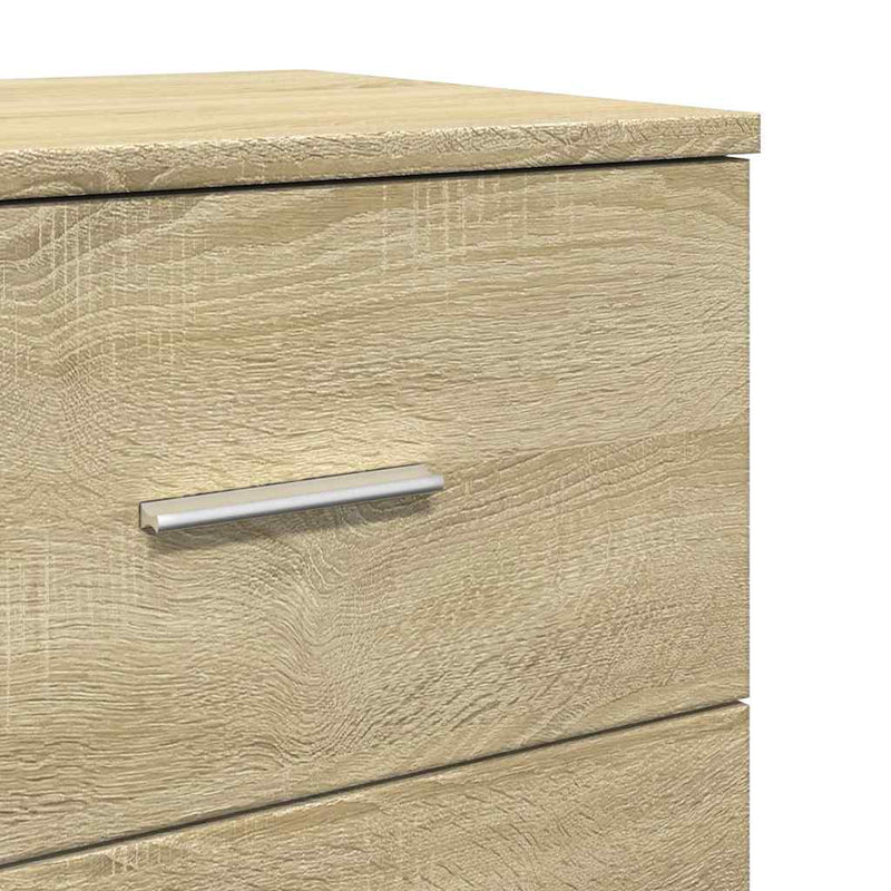 vidaXL 2 db sonoma tölgy színű éjjeliszekrény 2 fiókkal 40x36x50 cm