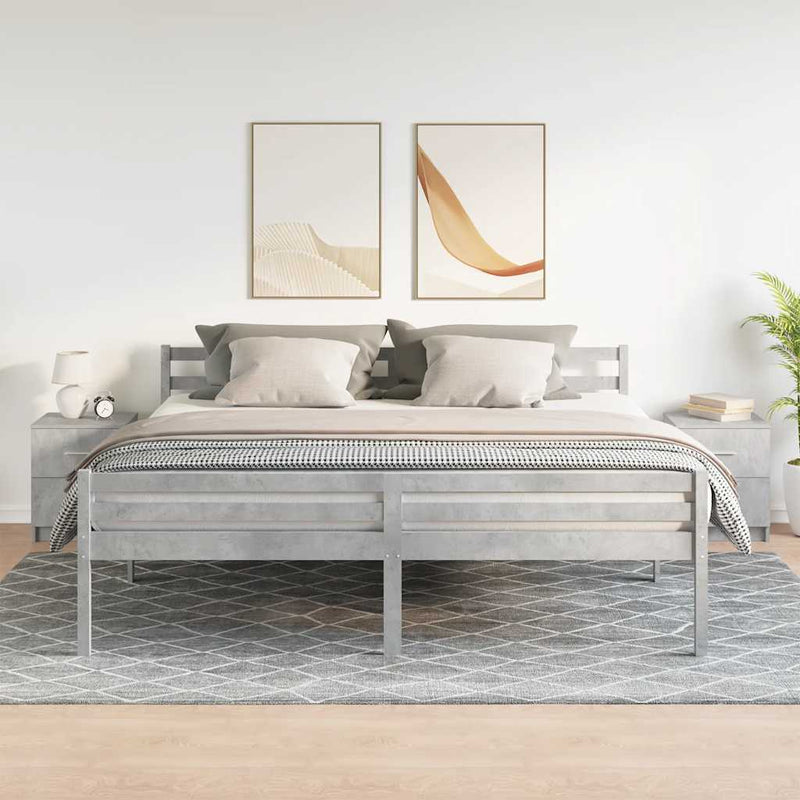 vidaXL 2 db betonszürke éjjeliszekrény 2 fiókkal 40x36x50 cm