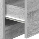 vidaXL szürke sonoma színű éjjeliszekrény 2 fiókkal 40x36x50 cm