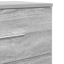 vidaXL szürke sonoma színű éjjeliszekrény 2 fiókkal 40x36x50 cm