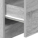 vidaXL 2 db szürke sonoma színű éjjeliszekrény 2 fiókkal 40x36x50 cm