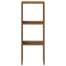 vidaXL antik fa színű szerelt fa könyvespolc halmozható 30 x 30 x 80cm