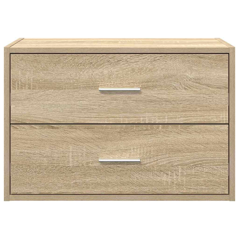 vidaXL szekrény 2 fiókkal Sonoma tölgy 60x31x40 cm gépi forgácsolt fa