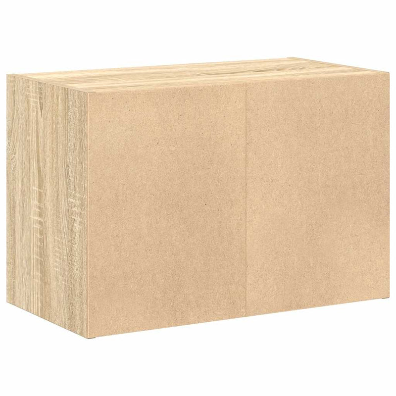 vidaXL szekrény 2 fiókkal Sonoma tölgy 60x31x40 cm gépi forgácsolt fa