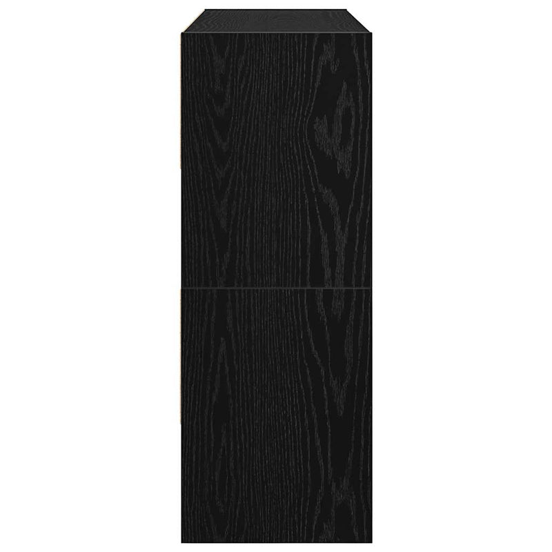 vidaXL cipőtartó állványok 2 db egymásba rakható barna tölgy