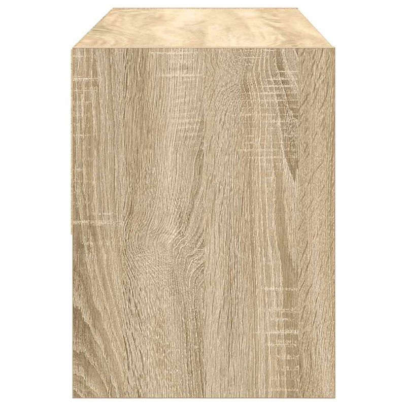 vidaXL cipőtartó állvány egymásra rakható sonoma tölgy 89,5x30x40 cm