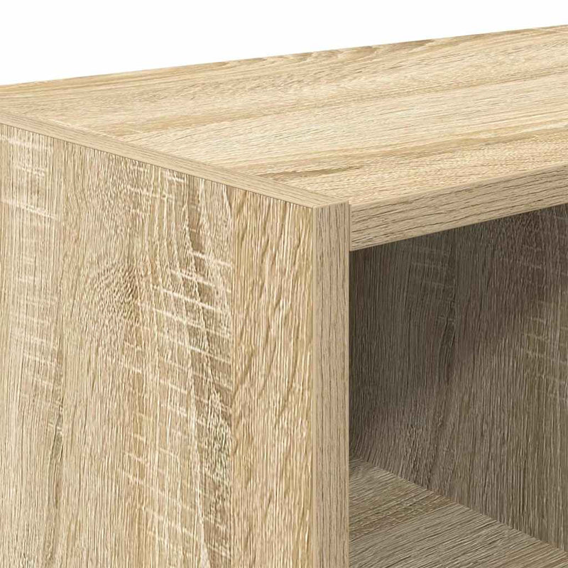 vidaXL cipőtartó állvány egymásra rakható sonoma tölgy 89,5x30x40 cm