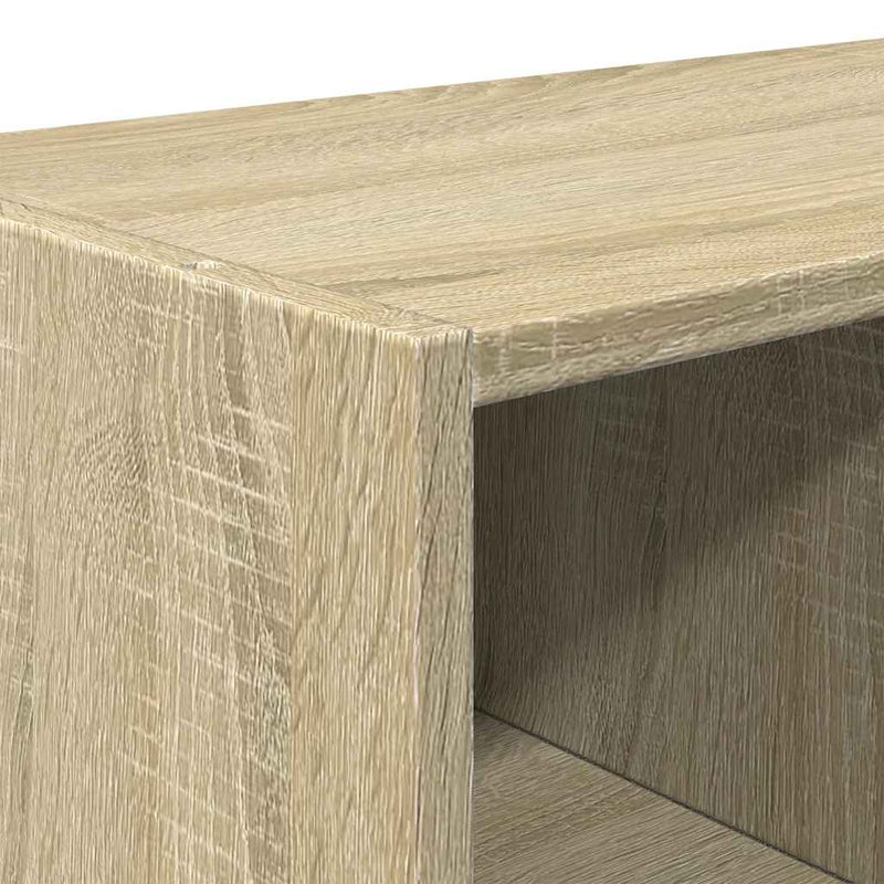 vidaXL cipőtartók 2 db egymásba rakható Sonoma tölgy 89,5x30x40 cm