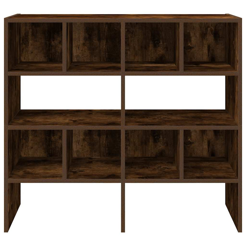 vidaXL cipőtartó 2 db egymásba rakható füstölt tölgyfa 89,5x30x40 cm