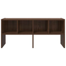 vidaXL cipőtartó állvány rakásolható barna tölgyfa 89,5x30x40 cm