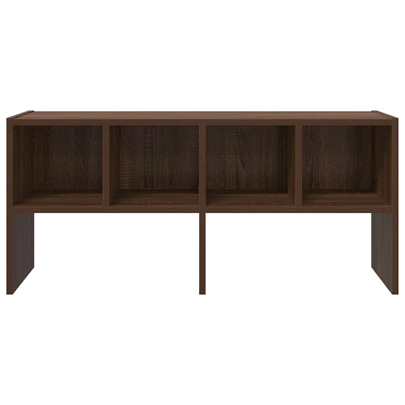 vidaXL cipőtartó állvány rakásolható barna tölgyfa 89,5x30x40 cm