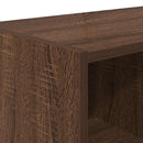 vidaXL cipőtartó állvány rakásolható barna tölgyfa 89,5x30x40 cm