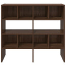 vidaXL cipőtartó állványok 2 db egymásba rakható barna tölgy