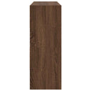 vidaXL cipőtartó állványok 2 db egymásba rakható barna tölgy