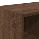 vidaXL cipőtartó állványok 2 db egymásba rakható barna tölgy