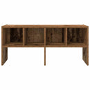 vidaXL Cipőtartó egymásra rakható régi fa 89,5x30x40 cm