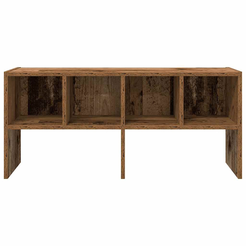 vidaXL Cipőtartó egymásra rakható régi fa 89,5x30x40 cm