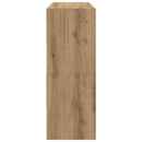 vidaXL cipőtartók 2 db egymásra rakható kézműves tölgy 89,5x30x40 cm