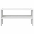 vidaXL fehér cipőtartó állvány halmozható 60 x 30 x 30,5 cm