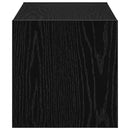 vidaXL cipőtartó állvány egymásra rakható fekete tölgy 60x30x30,5 cm