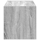 vidaXL szürke sonoma cipőtartó állvány halmozható 60 x 30 x 30,5 cm