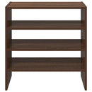 vidaXL 2 db barna tölgyfa cipőtartó állvány halmozható 60x30x30,5 cm