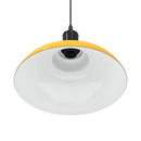 vidaXL függesztéklámpa magassága állítható E27 fényes sárga Ø31cm fém