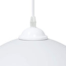 vidaXL függőlámpák 2 db Állítható magasságú E27 fehér Ø 30 cm Fém
