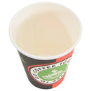 vidaXL 1000 db piros és fekete papír kávéscsészék 12oz 300ml