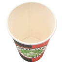 vidaXL 1000 db piros és fekete papír kávéscsészék 16oz 400ml
