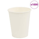 vidaXL 1000 db fehér papír kávéscsészék 8oz 200ml