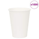 vidaXL 1000 db fehér papír kávéscsészék 12oz 300ml
