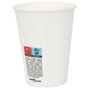 vidaXL 1000 db fehér papír kávéscsészék 12oz 300ml