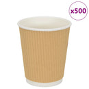 vidaXL 500 db barna papír kávéscsészék 8oz 200ml