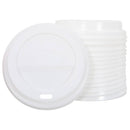 vidaXL 1000 db fehér műanyag papír kávéscsésze fedelek Ø90mm 12oz 16oz