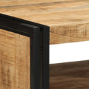 vidaXL tömör nyers mangófa dohányzóasztal 70x50x38 cm