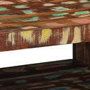 vidaXL többszínű tömör újrahasznosított fa dohányzóasztal 90x50x38cm