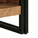 vidaXL tömör akácfa dohányzóasztal 50x50x38 cm