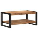 vidaXL tömör akácfa dohányzóasztal 90x50x38 cm
