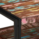 vidaXL többszínű tömör újrahasznosított fa dohányzóasztal 90x50x38cm