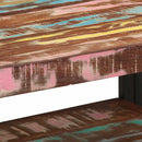 vidaXL többszínű tömör újrahasznosított fa dohányzóasztal 90x50x38cm