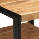 vidaXL tömör akácfa dohányzóasztal 50x50x38 cm