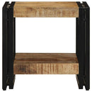 vidaXL Dohányzóasztal Barna 40 x 40 x 38 cm tömör mangófa